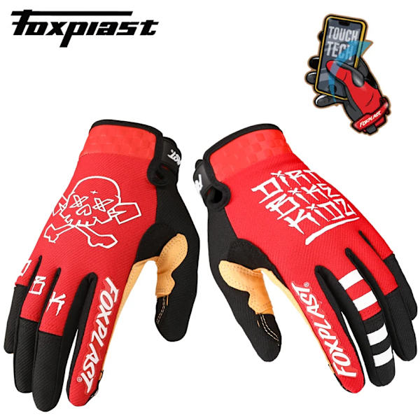 Motocross Racing Handskar FOX PLAST Guantes MTB MX BMX Mountain Bicycle Guants Cykling Motorcykel Moto Herr ATV UTV Bike Luvas Motocross Gloves 1 L