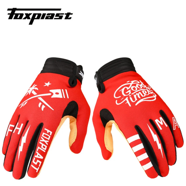 2022 Foxplast Cykelhandskar ATV MTB BMX Off Road Motorcykelhandskar Mountainbike Cykelhandskar Motocross Bike Racing Handskar Motocross Gloves 3 L