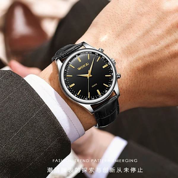 Fashionabla casual watch watch watch som säljer bälten Feminino Zegarek Damski men(.176)