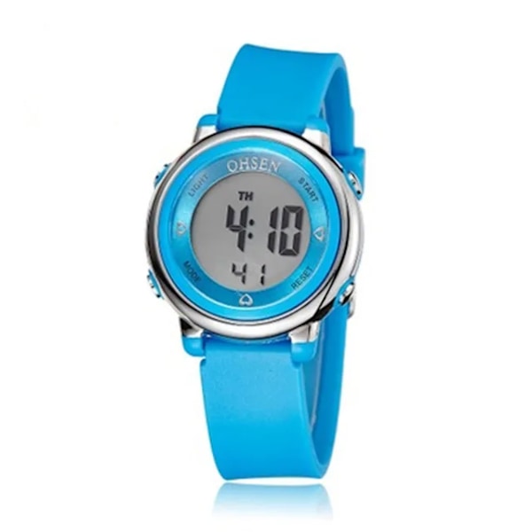 Relogio 2022 OHSEN Mode dam Sportklockor män Vattentät LED digital watch män kvinnor multifunktion flicka pojke armbandsur Blue