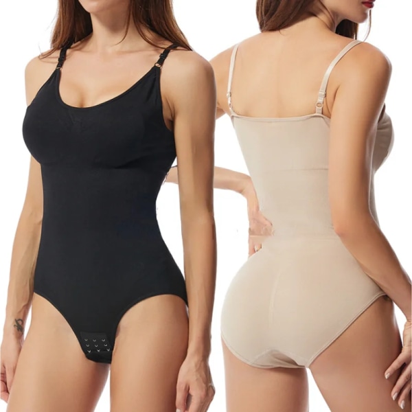 Sömlösa Body Shapers Bantning Fitness Underkläder Dam Shapewear Sexiga underkläder i ett stycke Höftlyftande Body Shaper Brown L