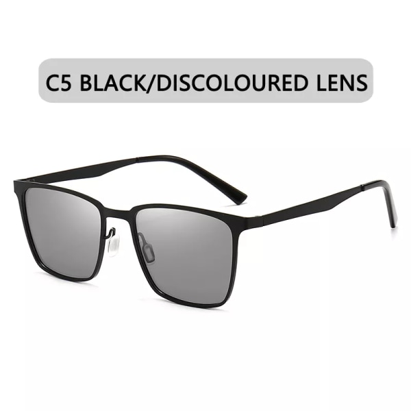 ZXWLYXGX Varumärkesdesign Klassiska polariserade solglasögon Män Kvinnor Kör fyrkantig ram Mode Solglasögon Man Goggle Gafas De Sol c5 Polarized