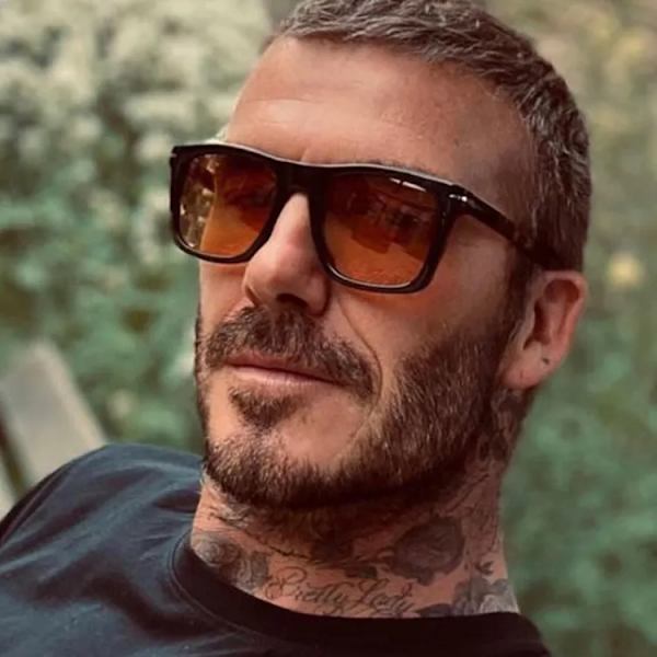 2022 klassiska fyrkantiga solglasögon för män Modemärke Designer Nit Retro Solglasögon för kvinnor UV400 Beckham Style Driver Glasögon leopard gray AS