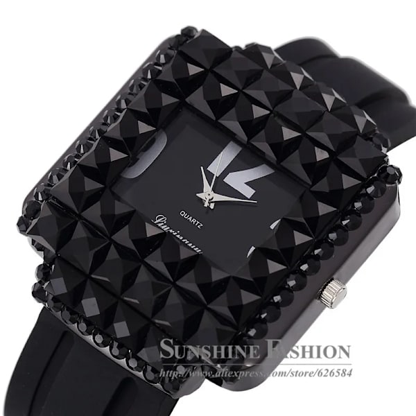 Relogio Feminino Klockor Dam Lyx Strass Armbandsur Dam Dam Casual Klocka Montre Femme Saat Hodinky Style 3