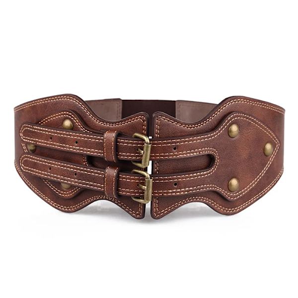 DINISITON Bälten för kvinnor för kvinnor Äkta läderbälte Mode matchande band Kohud Casual Designerbälte av hög kvalitet Yellow 110cm