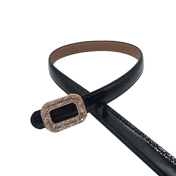 Modeimitation Pearl Beads Tunn midjekedja Bälte Dam Midjeband Klänning Tillbehör 3 färger Black 115CM