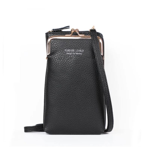 Mode små handväskor Crossbody-väskor Kvinnor Mini PU-läder Axelremsväska För GirlBolsas Damtelefonväska Blixtlåsflik Blue