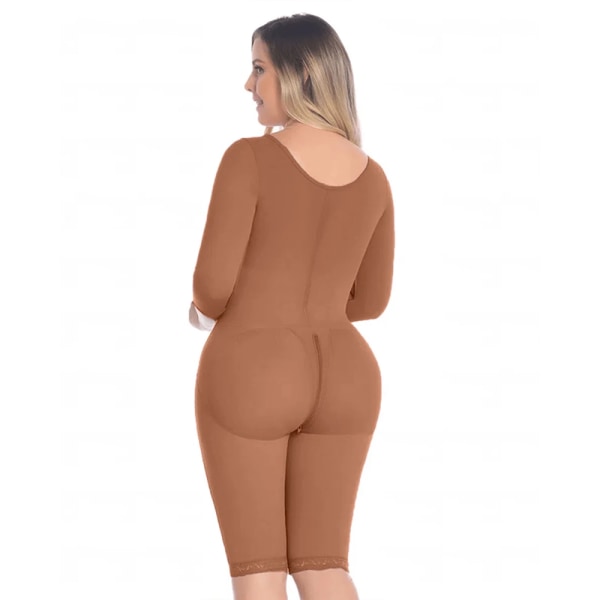 Fajas colombiansk gördel waist trainer dubbelkompression BBL-shorts Magkontrollslida Bantning Platt mage Modelleringsbälte Black XXXL