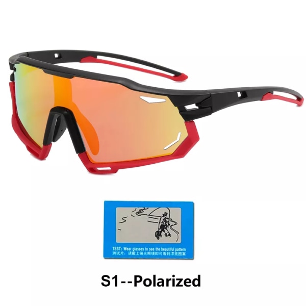 Photochromic Sportglasögon Herr och Dam Polarized Bike Glasögon Mountain MTB Cykling UV400 Solglasögon Cykel Road Goggles S1