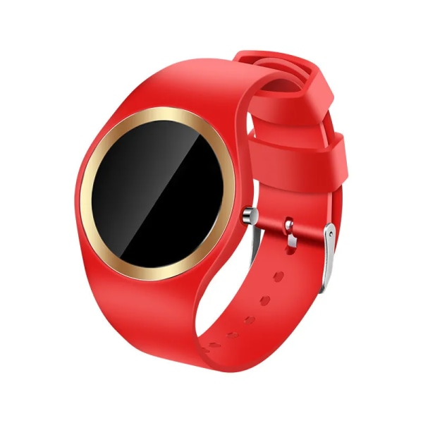 Damklockor Led Digital Elektronisk Watch Herr Utomhussport Casual Slim Mjuk Silikon Damarmbandsur Reloj Digital Mujer Red  800