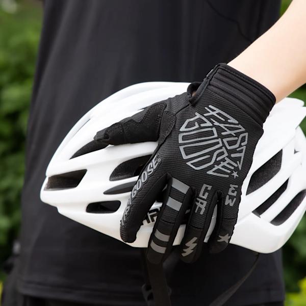 Pekskärm Racinghandskar Motocross Cykelhandskar MTB Mountain Safety Motorcykel Cykling Cykelhandskar Sport Nytt helfinger G130-13 M