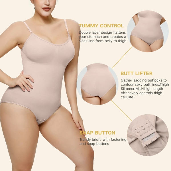 Menty Body Shapewear Kvinnor Helkroppsformare Plus Size Magkontroll Slimming Butt Lifter Push Up Shapers Korsett Auburn XXXL
