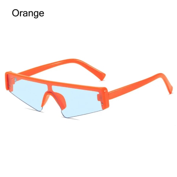 Barn Mode Solglasögon Temperament Modellering Solglasögon Pojkar Flickor Utomhussport Färgglada UV-skydd Barn Solglasögon orange