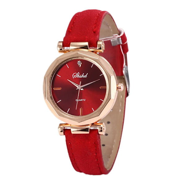 Damklockor Lyxigt läder Casual Watch Quartz Armbandsgaranterade klockor Kristallarmbandsur Reloj Mujer Zegarek Damski RD
