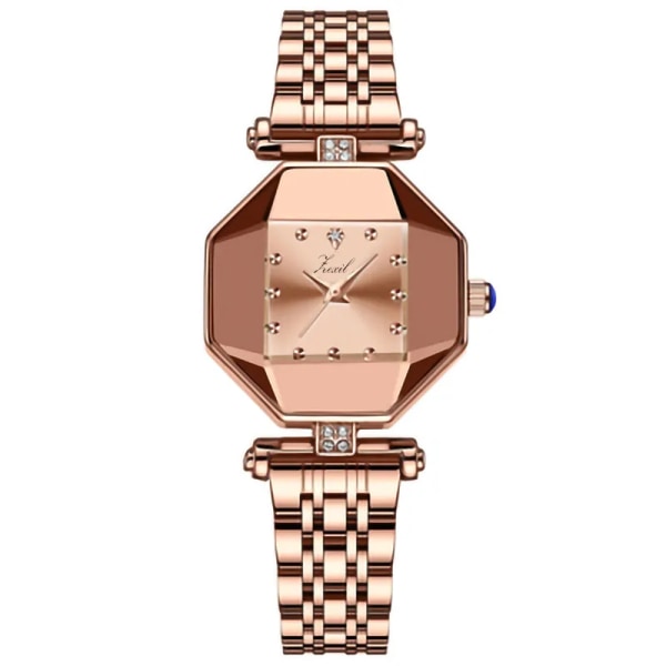 Lyx Nytt Mode Diamond Square Damklocka Watch Rose Gold Watch Madame Clock Type 2