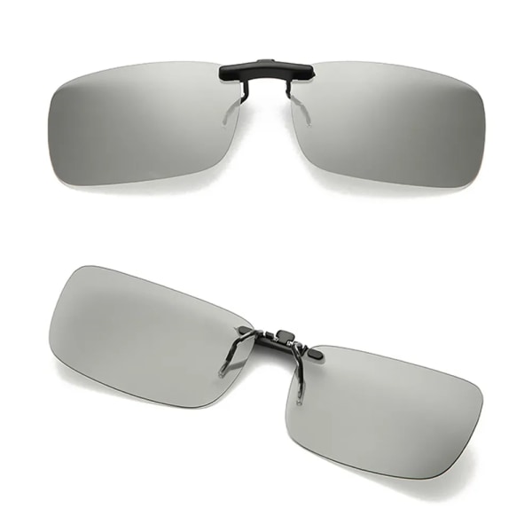 AIELBRO Cycling Driving Clip on Solglasögon för män Photochromic Glasögon Night Vision Solglasögon Polarized Clip on Solglasögon F-Photochromic Lens