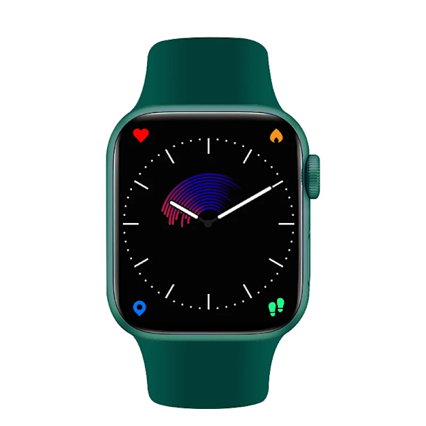 Original IWO 14 T900 Pro Max Smart Watch Series 7 Bluetooth Call 44mm blodtrycksmätare Smartwatch Klockor för Apple Android Green