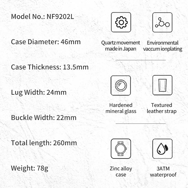 100% Original NAVIFORCE watch för män 2022 Ny Quartz Sport Vattentät klocka Mode Lyx högkvalitativt manligt watch SBEB-BOX