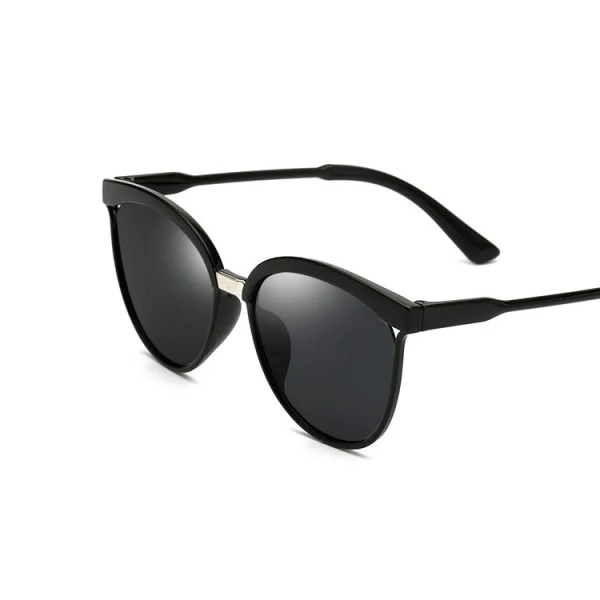Vintage solglasögon för kvinnliga solglasögon Kvinna Original varumärke Designer Kvinna Solglasögon Retro solglasögon Oculos Gafas De Sol Black