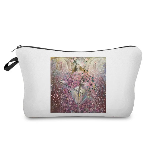 Personligt vacker gudinna print kosmetikaväska Kind Lady Mamma Mönster sminkväskor Anpassningsbar rese-toalettväska hz5881 Goddess Bag