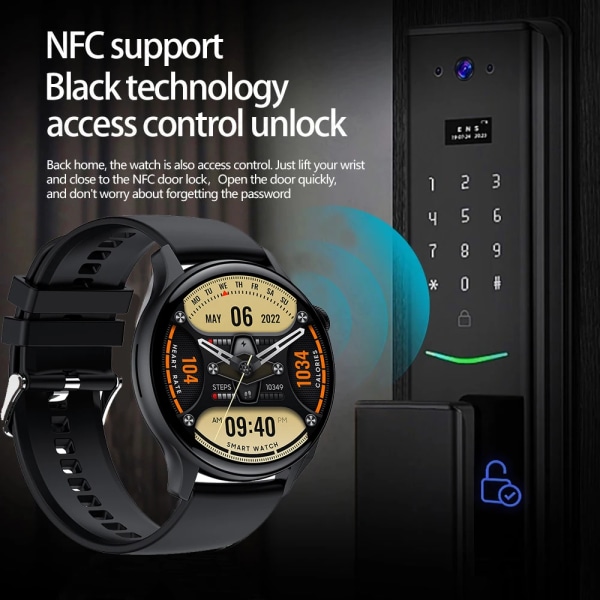 HYTRON Smartwatch Dam 466*466 AMOLED 1.43 \" Mesh silver AMOLED 466x466