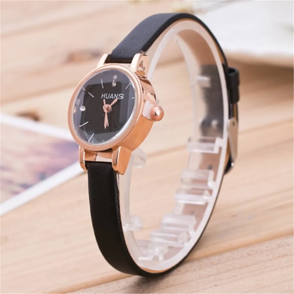 Watch Unisex damklockor Minimalistisk stil Quartz Watch Relogio Feminino Saat Klockor för kvinnor Souvenirpresent brown