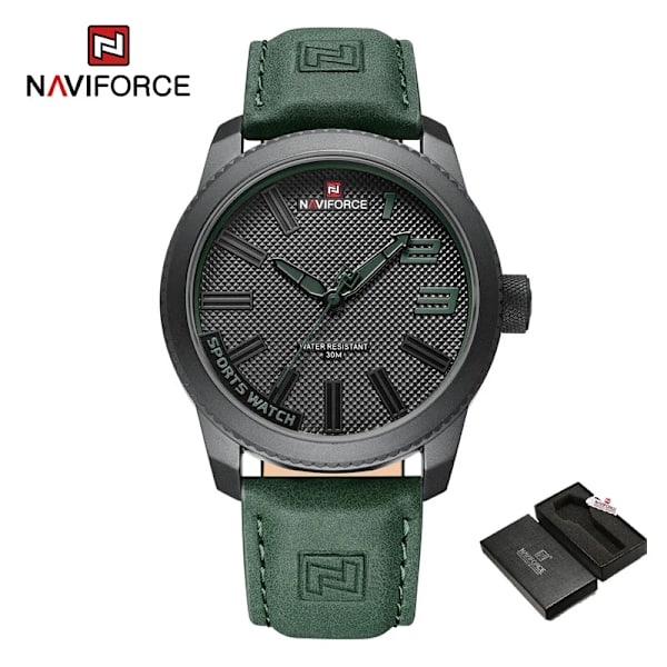 100% Original NAVIFORCE watch för män 2022 Ny Quartz Sport Vattentät klocka Mode Lyx högkvalitativt manligt watch BGNGN-BOX
