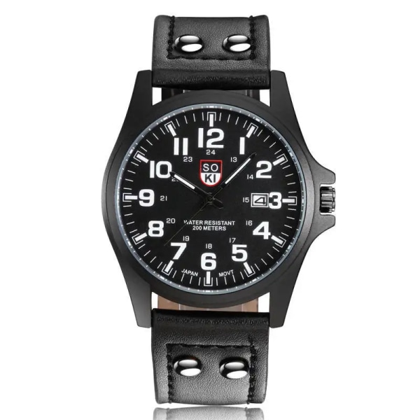 relogio masculino lyxmärke berömt watch vattentät militär män klockor rostfritt stål Klocka Reloj hombre reloj mujer black
