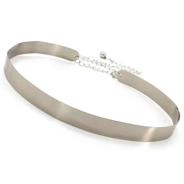 Heta Designer Dam Bälten för Kvinna Guld Silver Märke Bälte Klassiskt Elastiskt Ceinture Femme Bälte Dam Kläder Accessoar Klänning Bälte Width 2 cm Silvery 115CM