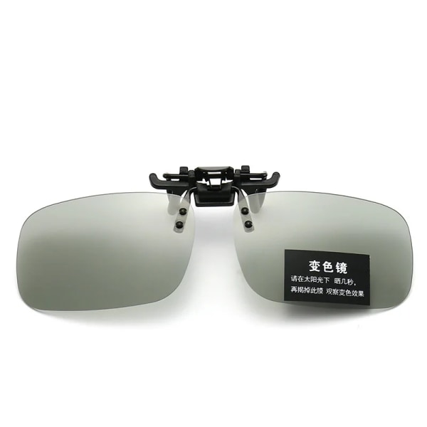 Polarized Clip Solglasögon Myopia Glasögon Clip Driver Fiske Utomhus Cykling Night Vision Myopia Clip-on Sun Shading Glasögon Day and night L Size