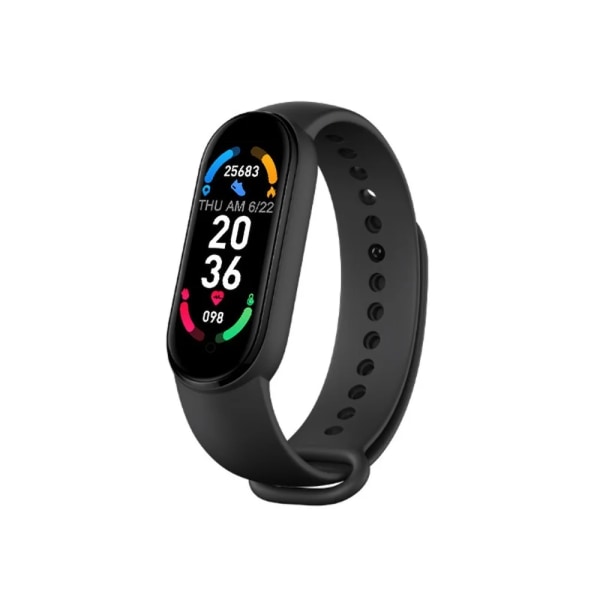 M4 Smart Armband Bluetooth Multi Function Movement Clock Smart Watch för män och kvinnor Lämplig för Apple och Android Black