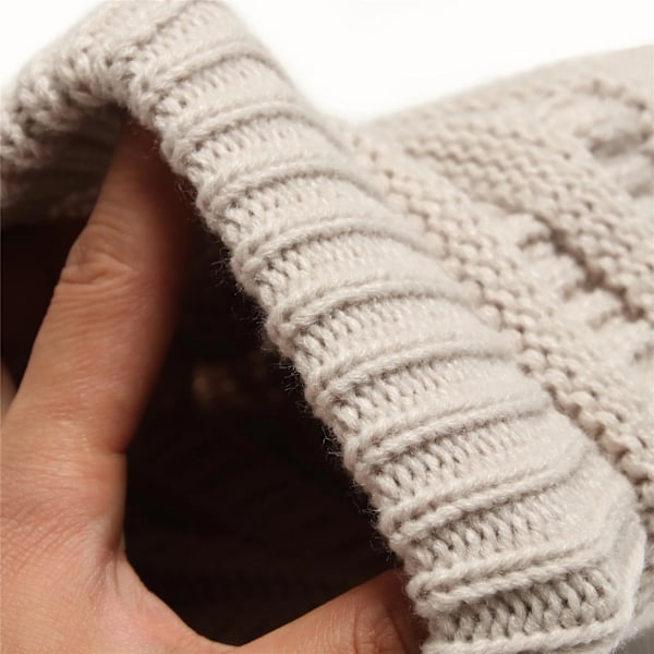 25 Färgade Enfärgade Beanies Kvinnor Stickade Beanie Hatt Mode Höst Vinter Varma Hattar SkulliesCap För Kvinnor Sky Blue