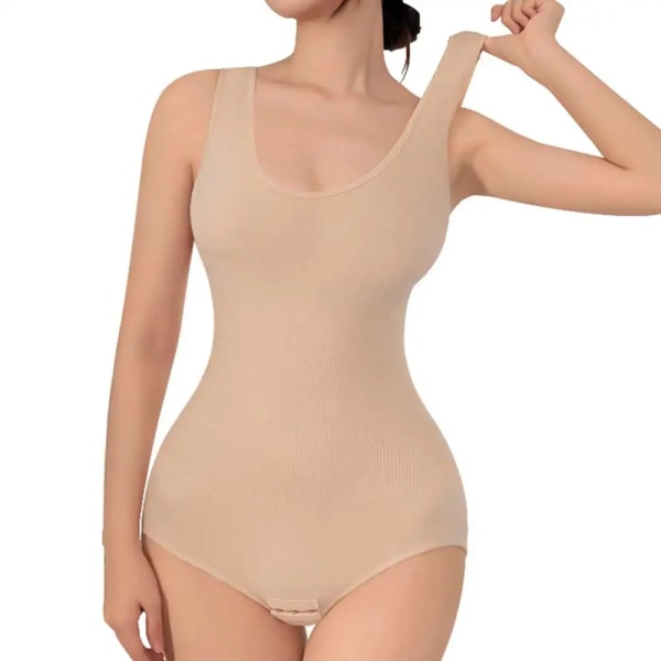 Velssut Body Shapewear för kvinnor Magkontroll String Platt Mage Underkläder Bantning Body Shaper Väst Dam Midja Shapewear SF2392-A(.187) XXXL 4XL(.187)