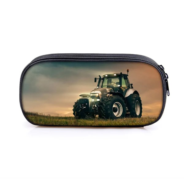 Farm Tractor Print Kosmetisk case Pennväska Pojkar Flickor Stationär väska Barn Case Barn Pennlåda Skolmaterial Väskor dqbbftractor04cw