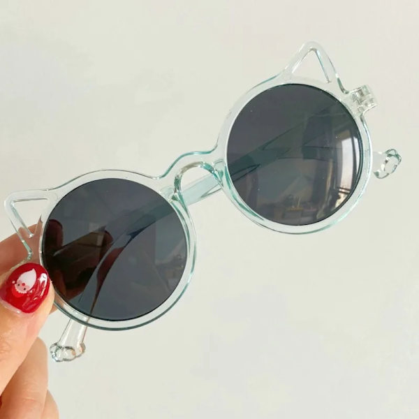 2023 Mode Runda Barn Solglasögon Klassiska Söta Flickor Pojkar Barn Solglasögon UV400 Skyddsglasögon Baby De Sol Gafas B-blue
