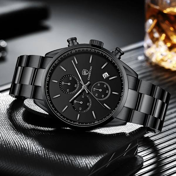 Nya CHEETAH klockor för män Toppmärke Lyxmode Business Quartz Herrarmbandsur i rostfritt stål Vattentät sportklocka B RG With Box