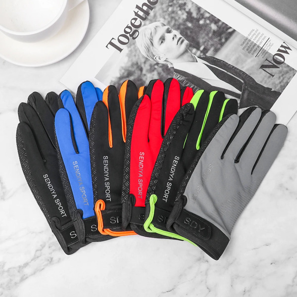 Män Cykling Varma handskar Pekskärmsvantar Utomhussport Solskyddshandskar Absorbera svett Unisex skidmotorcykelvantar size 15.8x9.5 cm M