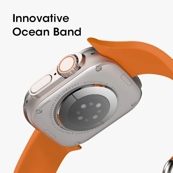 BYSL Ultra Smart Watch Series 8 Answer Call 1:1 49mm IP09 Ultra Smartwatch Sport Trådlös Laddning Herr Dam PK KD99 S8 W69 gold grey IP09 ULTRA