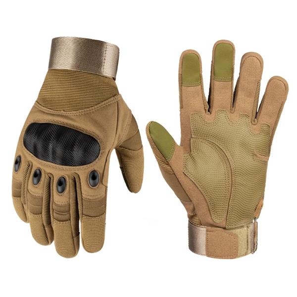 OZERO Motorcycle Tactical Glove Sporthandskar Helfinger Militär Pekskärm Skyddsridning Skydd Jakthandskar오토바이여름장갑 Khaki L