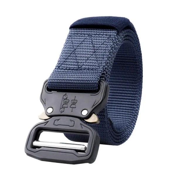 Herrbälte Army Style Stridsbälten Quick Release Militär Utomhusträning Jakt Vandringsverktyg Midjeband Nylon Taktiskt bälte A06 one size
