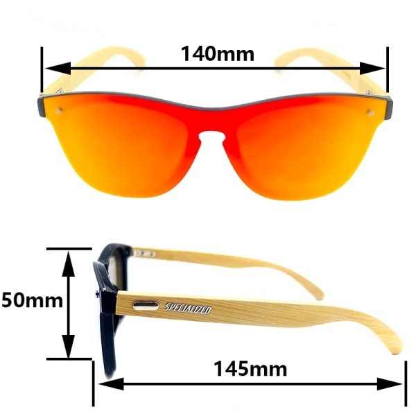 Märke Vintage solglasögon i trä män polariserad UV400 platt lins bågfri fyrkantig båge dam solglasögon Oculos Gafas S 01 black