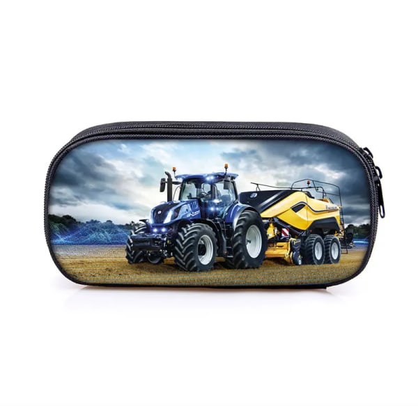 Farm Tractor Print Kosmetisk case Pennväska Pojkar Flickor Stationär väska Barn Case Barn Pennlåda Skolmaterial Väskor dqbbftractor02cw