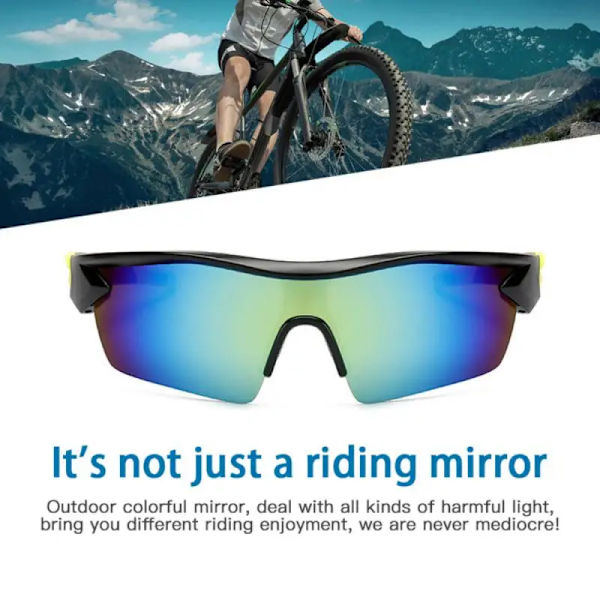Män Kvinnor Cykelsolglasögon Fotokromatisk lins utomhus Anti-UV-glasögon Sportsolglasögon MTB Road Bike Vindtät Cykelglasögon C6