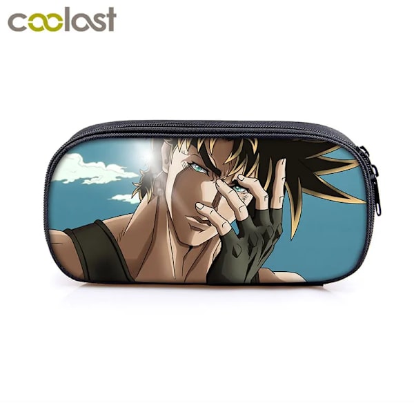 Anime Jojo Bizarre Adventure / Killer Queen Kosmetikfodral Pennhållare Pojkar Flickor Stationär väska Skolmaterial Case dqbbjojo15