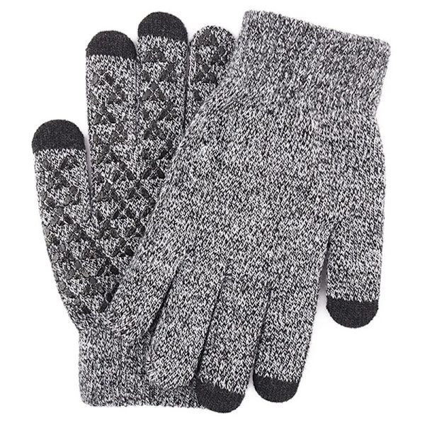 24H skeppsvarma vinterhandskar för män Pekskärm Vattentäta vindtäta handskar Snowboard Motorcykelkörning Unisex Light Grey4 M