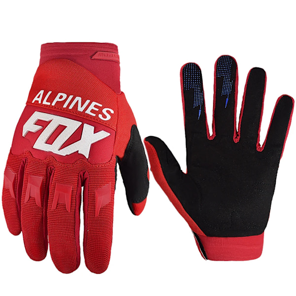 100% Alpines Fox Herr Sommar Motorcykelhandskar Mountainbike Downhill Dirt Cykel Cykelhandskar Dh Mtb Bmx Motocross Åkning Red S