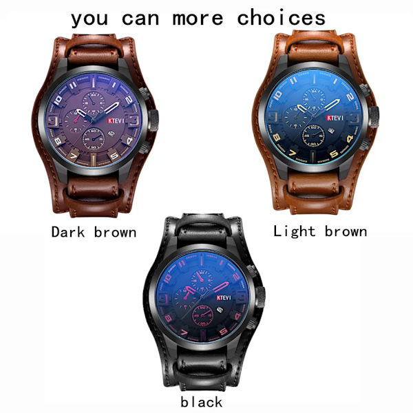 Herrklockor Toppmärke Lyx Mode & Casual Business Quartz Watch Date Vattentät armbandsur Hodinky Relogio Masculino black with box