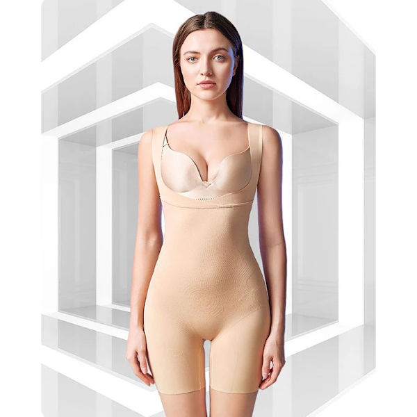 Kvinnor Waist trainer Kvinnlig Bantning Kroppsformare Butt Lifter Underkläder Shapewear Bröstförstärkande Korrigerande Underkläder Korsett black M