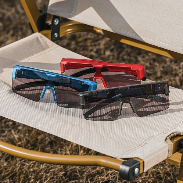 WEST BIKING Photochromic Myopic Fit Over Solglasögon Unisex Cykelglasögon Polariserade körglasögon UV400 Fiskecykelglasögon Red x Polarized