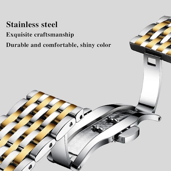 POEDAGAR Klockor i lyxstil Herr 2023 Mode Rostfritt stål Vattentät kalendervecka Quartz Gold Watch For Man Reloj Hombre GE